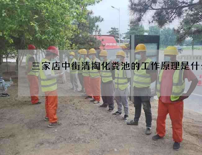 三家店中街清掏化糞池的工作原理是什么