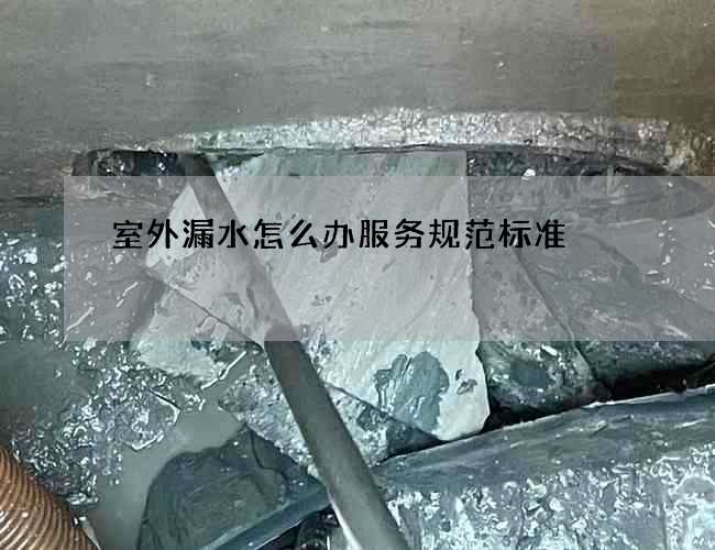 室外漏水怎么辦服務(wù)規(guī)范標(biāo)準(zhǔn)