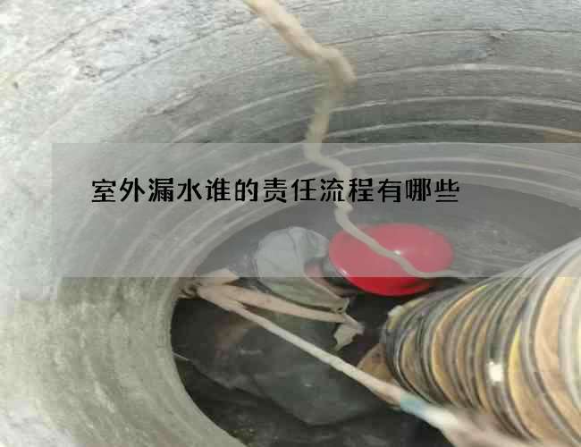 室外漏水誰的責(zé)任流程有哪些